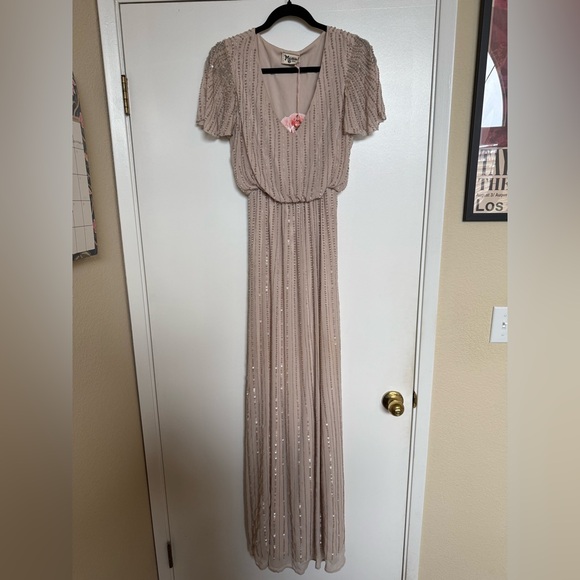 Show Me Your Mumu Michelle Flutter Beaded Dress - Picture 3 of 7